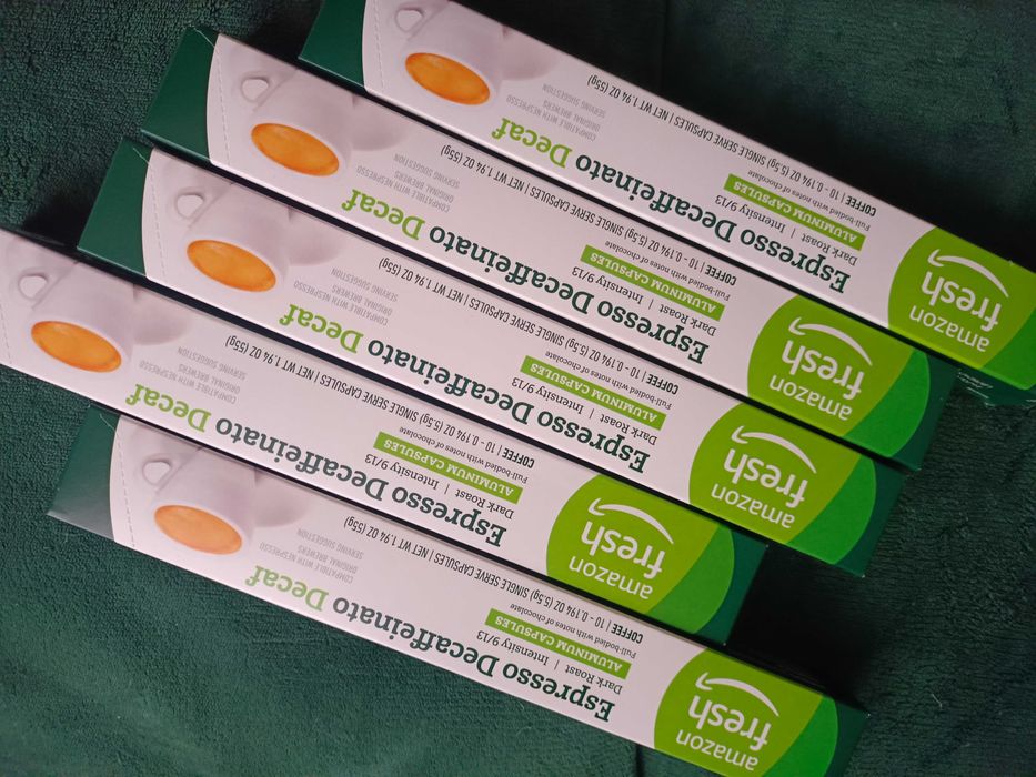 Kawa bezkofeinowa Amazon Fresh do Nespresso Orginal 50 kapsułek