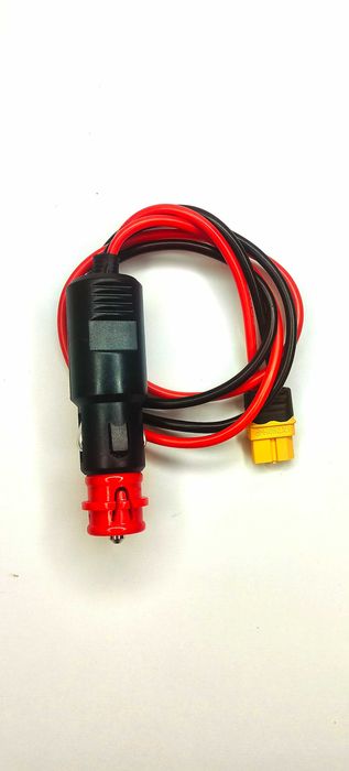 Wtyczka do zapalniczki samochodowej na XT60 do ładowarek RC