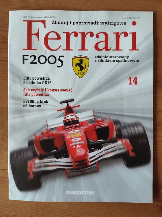 Ferrari F2005 14 model RC deagostini