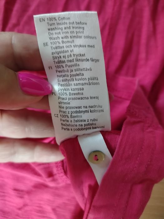 Ładna Duża Bluzka KappAhl bawełna 48/50