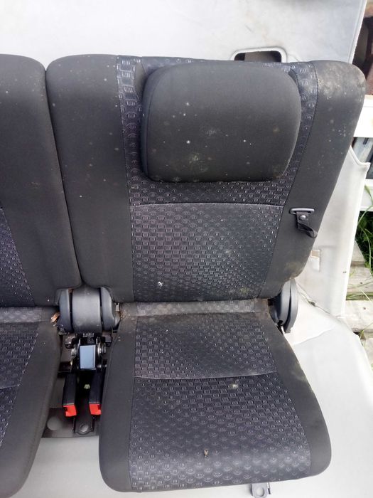 TOYOTA VERSO 09-18 fotele przekładka vana III rząd pasy komplet