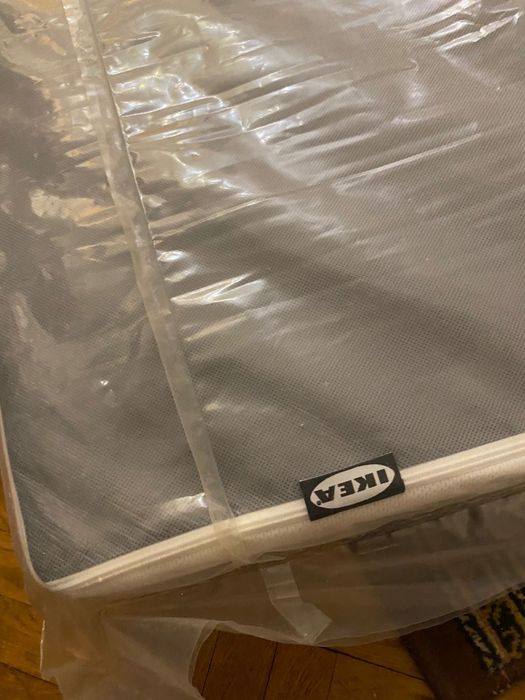 materac Afjall Ikea twardy piankowy 80x200