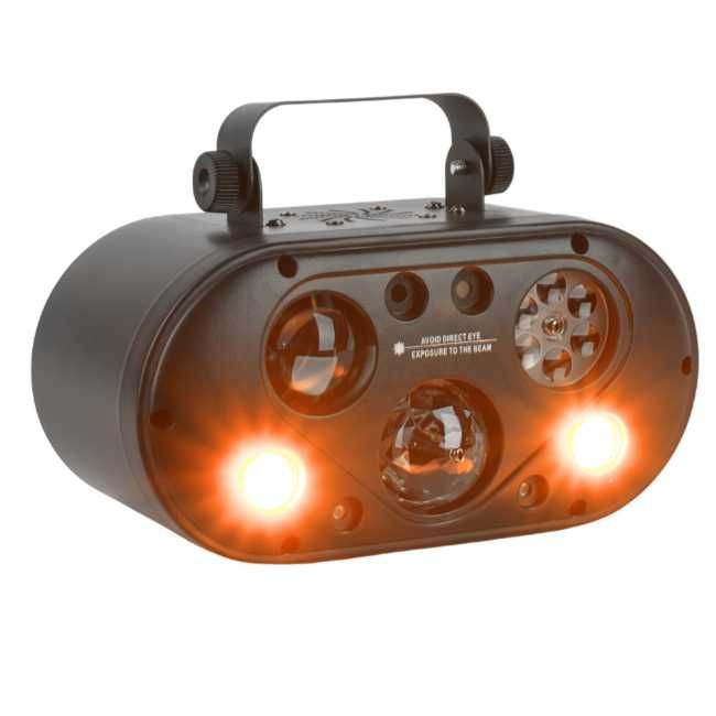 6-Efektów LED PAR Disco Kula Laser Strobo Fala Gobo Mix kolor wzór DMX