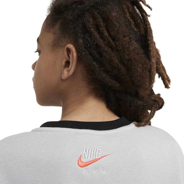 NIKE AIR CREW Nowa Bluza Dziecięca 5-7 Lat Bawełna Oryginalna 100%