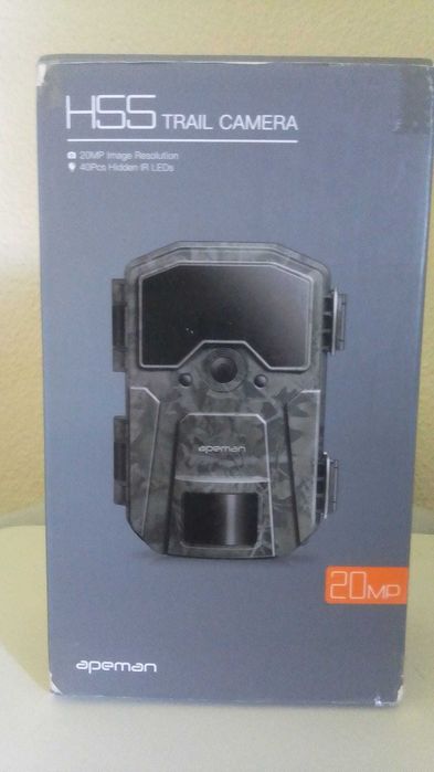Câmara Vigilância / Caça 20MP IR Apeman – Nova!!