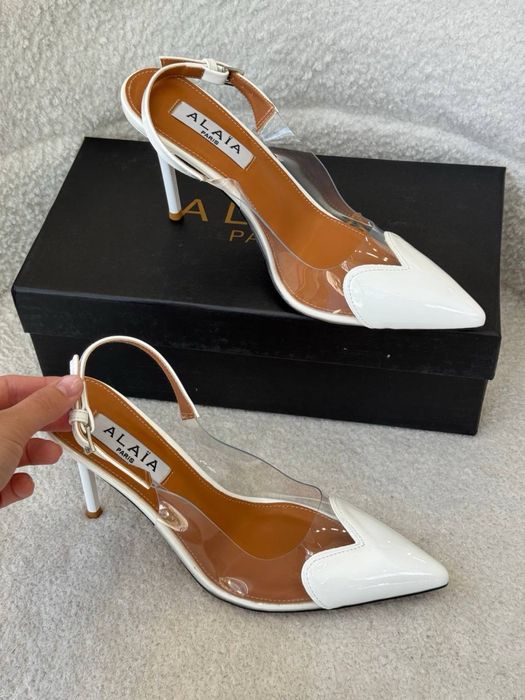 Каблуки Alaïa білі розмір 37,38,39