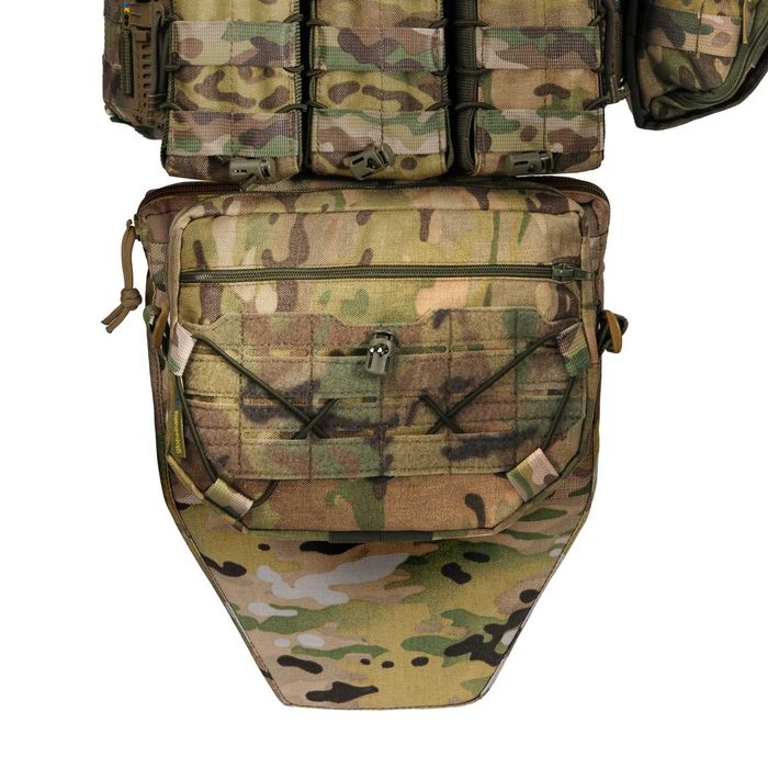 М'який балістичний захист 2 класу ДСТУ паху та животу великий. 25х35см