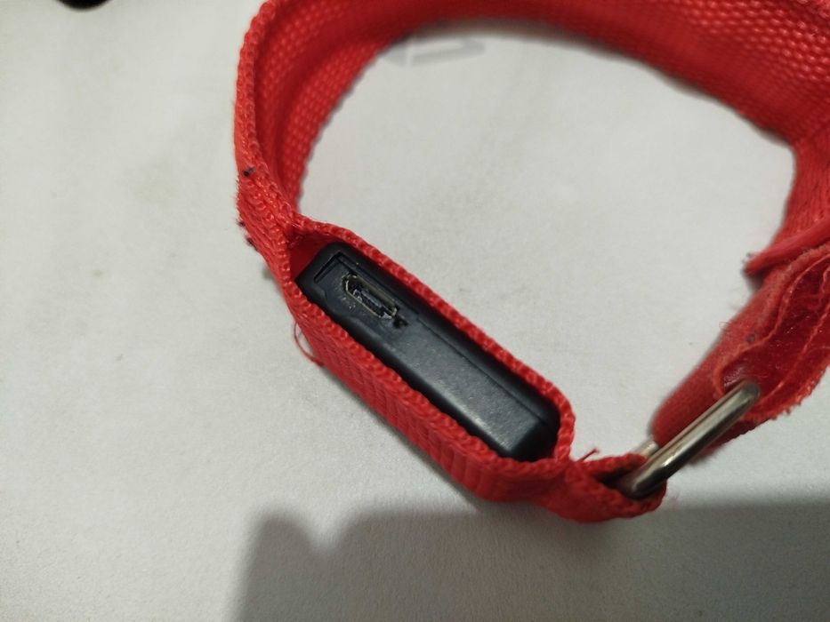 Luz Running corrida caminhada braçadeira recarregável luminosa bateria