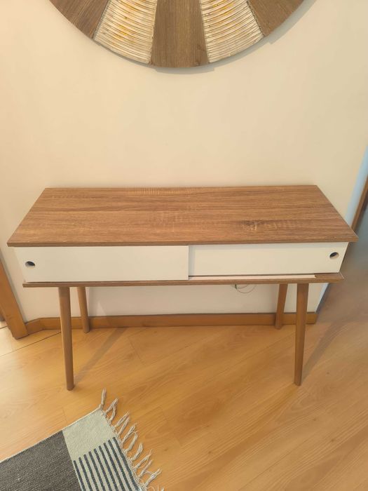 Móvel Consola de Entrada - Design Nórdico + espelho