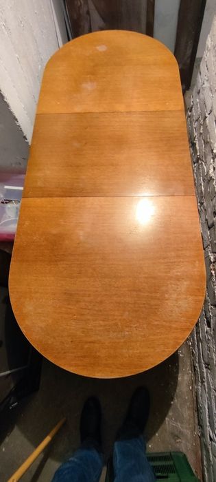 Ława, ławostół,rozkładana, dąb lite drewno