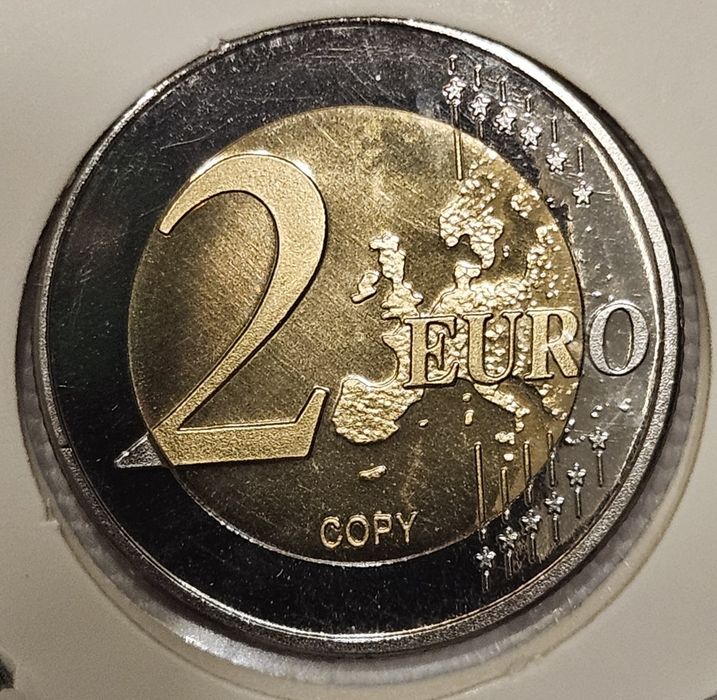 Moeda Comemorativa 2€ Rochedo 2015 - Cópia (Réplica Identificada)
