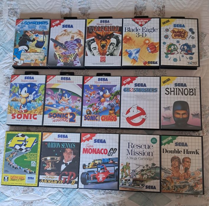 Master system jogos para venda