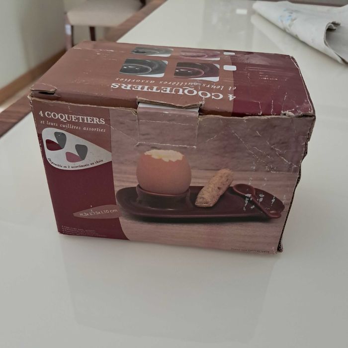 Jogo  Louça  Para Ovos Cozidos