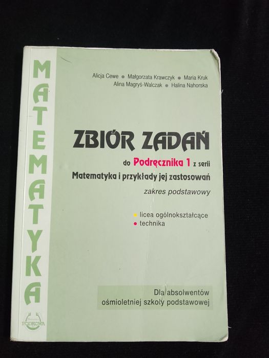 Zbiór zadań matematyka i przykłady jej zastosowań 1