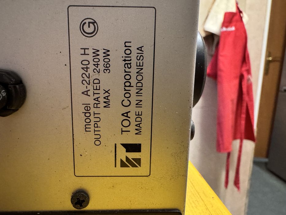 Підсилювач TOA Corporation A-2240 H max360W