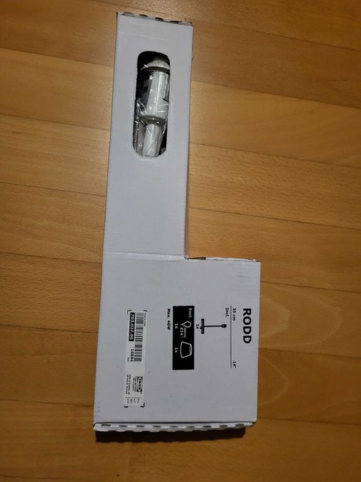 Lampa stołowa stojąca RODD Ikea podstawa biała