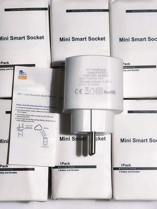 Smart Gniazdo Wi-Fi pomiar energii Ewelink 20A inteligentne licznik