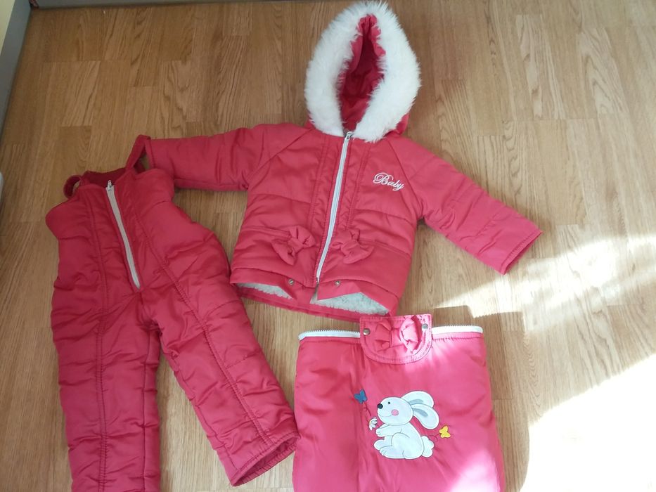 Зимовий комбінезон, куртка р-р 74-86