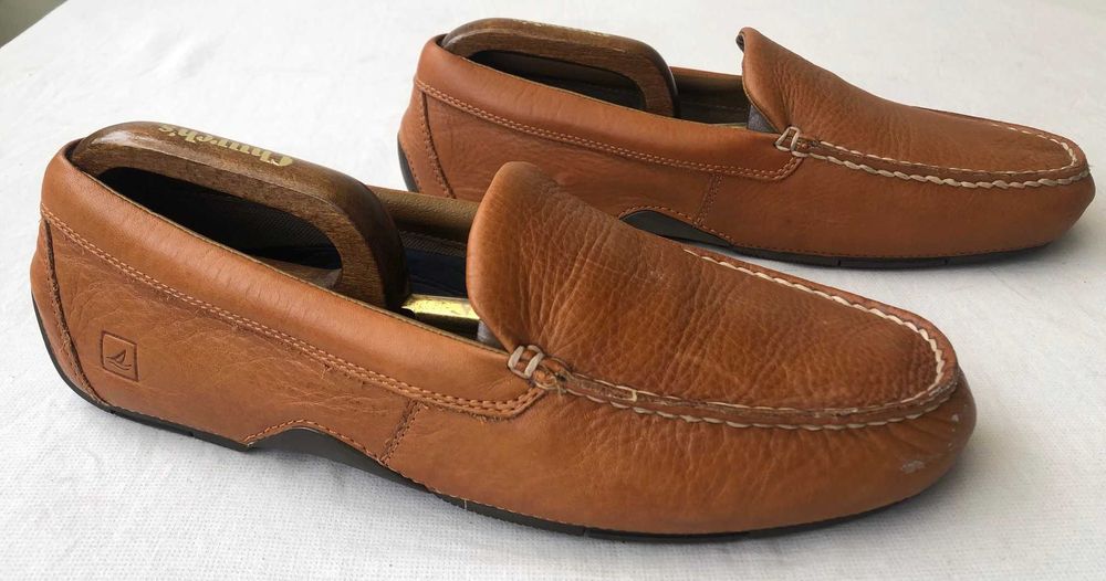 Кожаные лоферы (мокасины) от американской компании Sperry Top-Sider