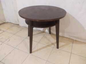 Stary okrągły stolik kawowy Czechosłowacki TOP- Praga A-8