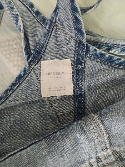 джинсовий комбінезон Zara denim С-М ідеальний стан