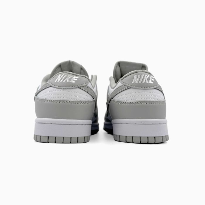 Женские кроссовки Nike Dunk Low Light Grey/White. Размеры 36-41
