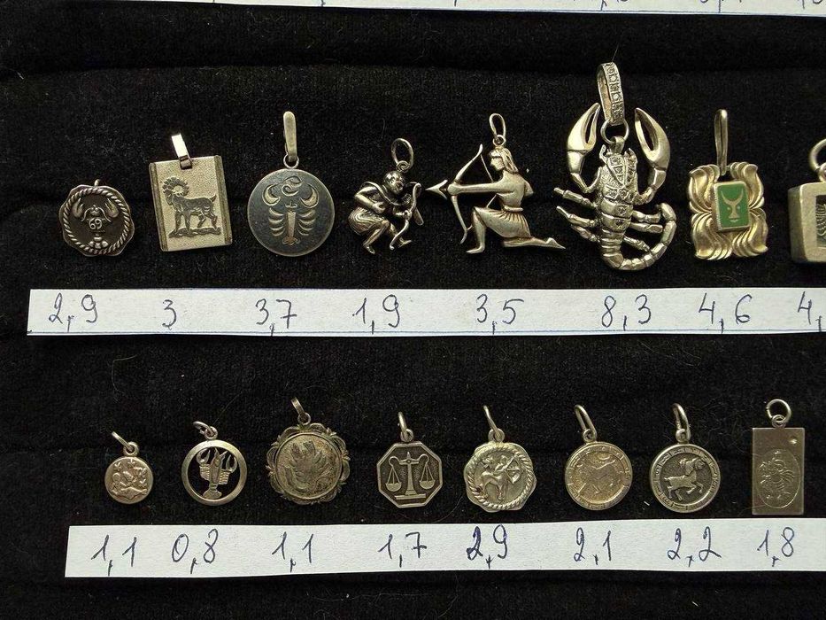 підвіски кулони -срібло (2)