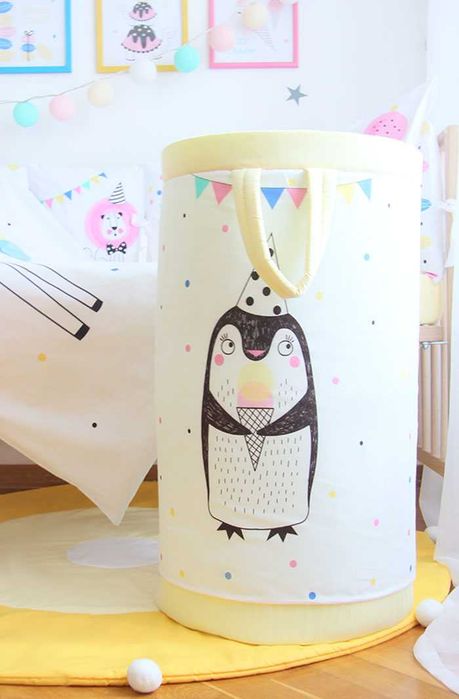 Кошик для іграшок з авторським принтом