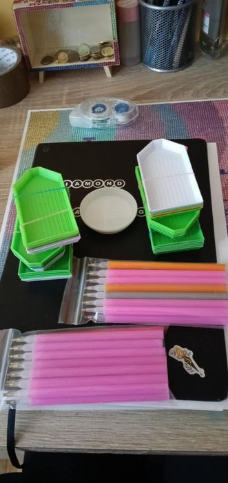 Haft diamentowy taczki