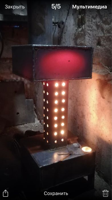 Буржуйка ( печка) на отработке. Печь на масле)