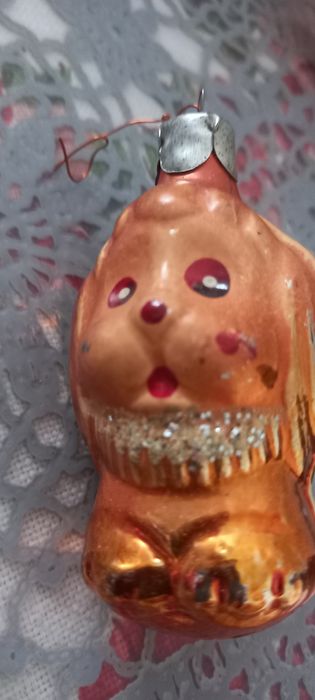 Bombki choinkowe PRL dwie sztuki