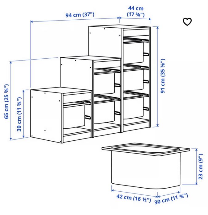 Regał TROFAST ikea