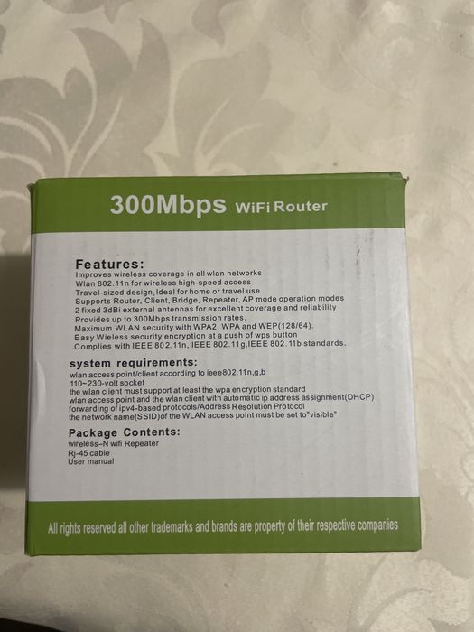 Router wifi 300 mbps novo