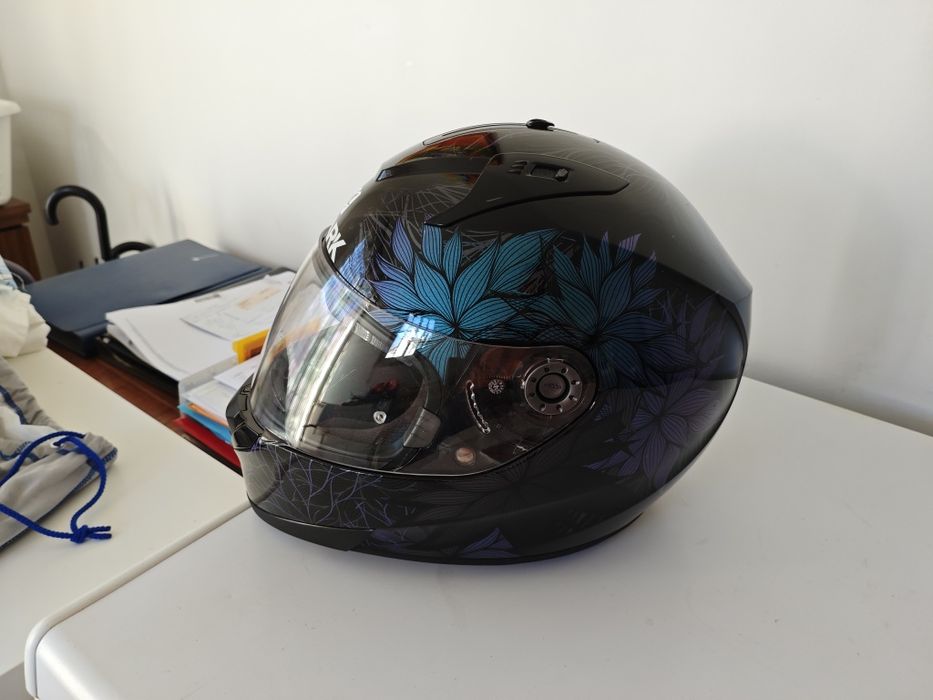 Capacete Shark Ridill Nelum Tamanho S – bom estado