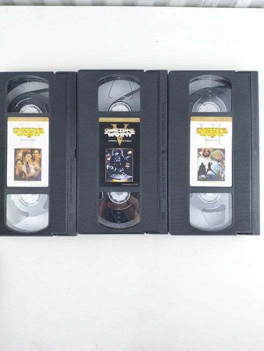 Gwiezdne wojny oryginalna trylogia (4,5,6) kasety VHS