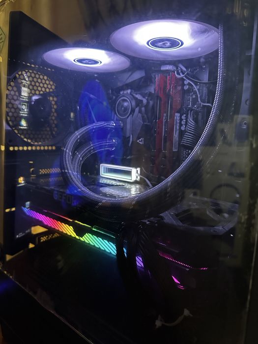 Игровой ПК + мон 27 200гц/RTX 3060Ti/RYZEN 7 5700x/32GB RAM