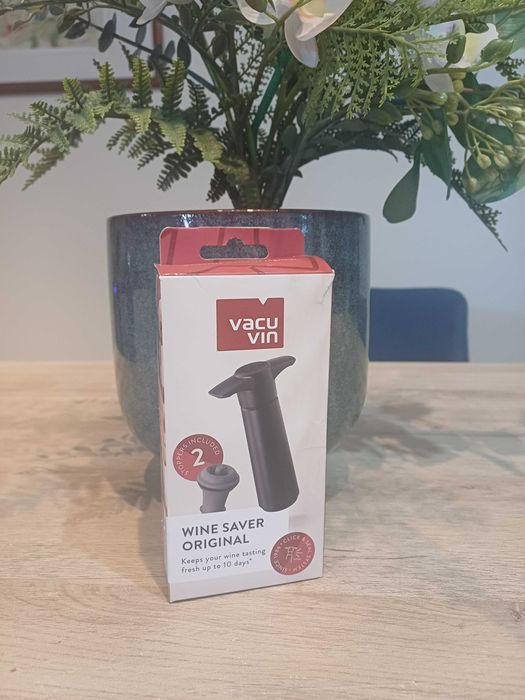 Bomba de Vácuo Vacu Vin Wine Saver Original + 2 Rolhas (Novo)