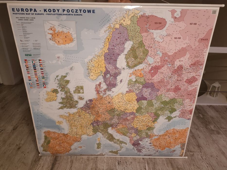 Mapa Ścienna Europy