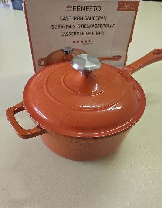 Чавунний ковш з кришкою 2.5л ERNESTO Німеччина