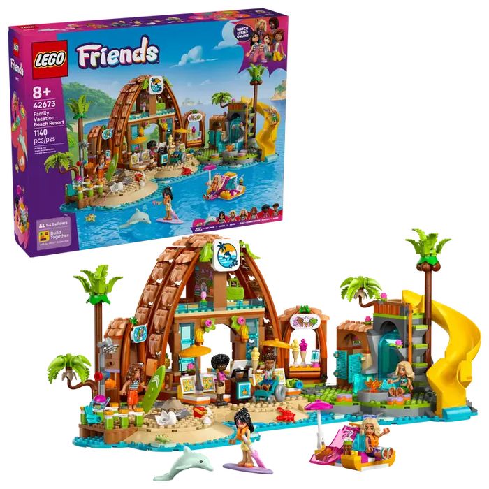 LEGO Friends Rodzinne wakacje na plaży 42673. LEGO