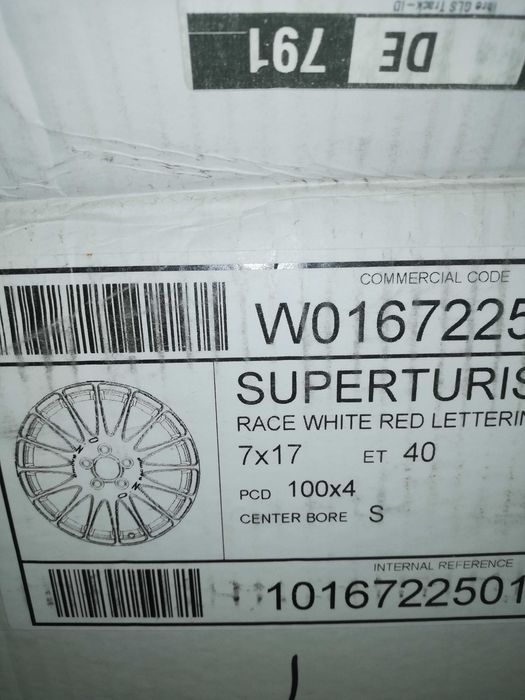 Felga OZ SUPERTURISMO GT 17" 7J 4x100 ET40
