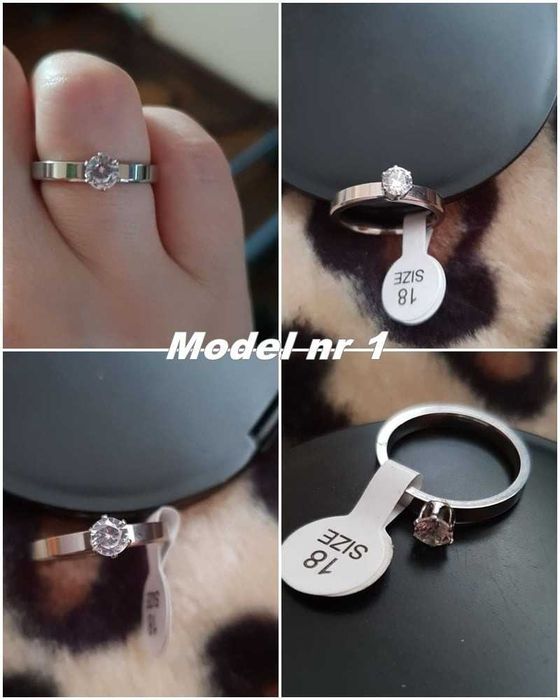 Pierścionk różne modele stal nierdzewna