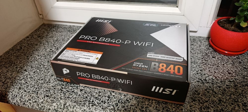 MSI Pro B840-P WiFi AM5 ATX - нова материнська плата з гарантією