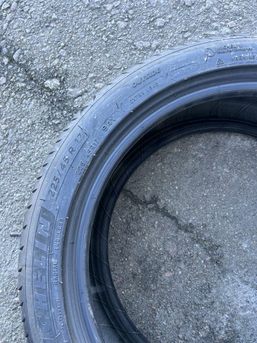 Резина літо 225 45 r17 michelin. 4шт