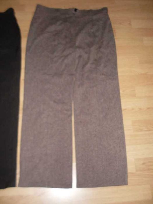 spodnie damskie brązowe  44 szerokie