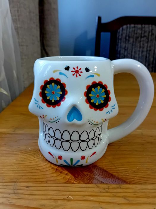 Day Of The Dead - Kubek Meksykańska Czaszka - Dia De Los Muertos 300ml