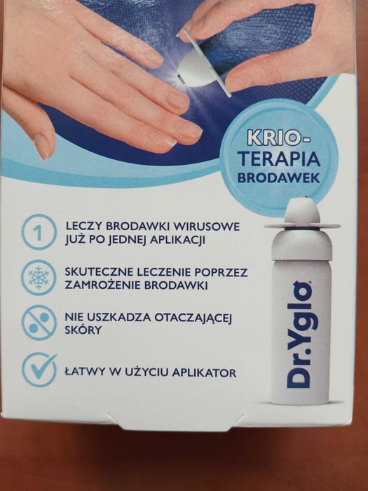Dr.Yglo krioterapia miejscowa usuwanie brodawek wirusowych kurzajek