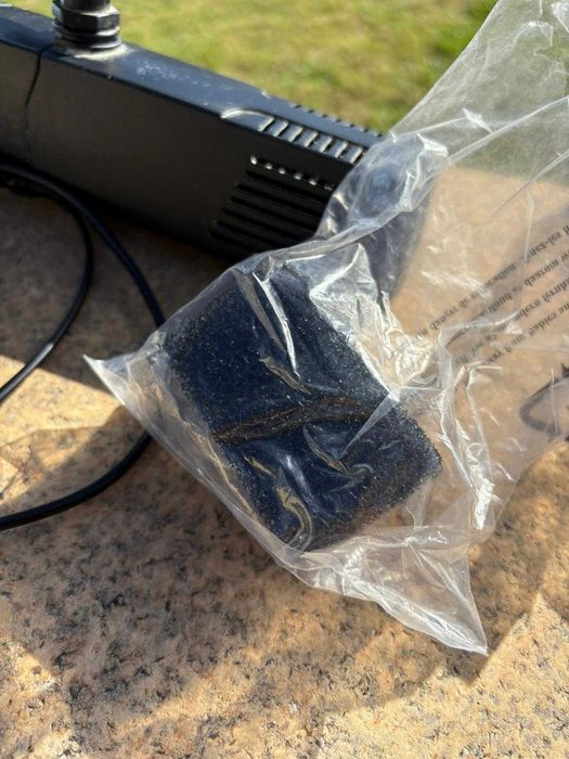 Aquário de vidro com filtro tartaruga