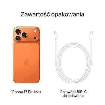 NOWY iPhone 17 Pro Max 512 Orange Dystrybucja PL Sklep CentralGsm Wawa