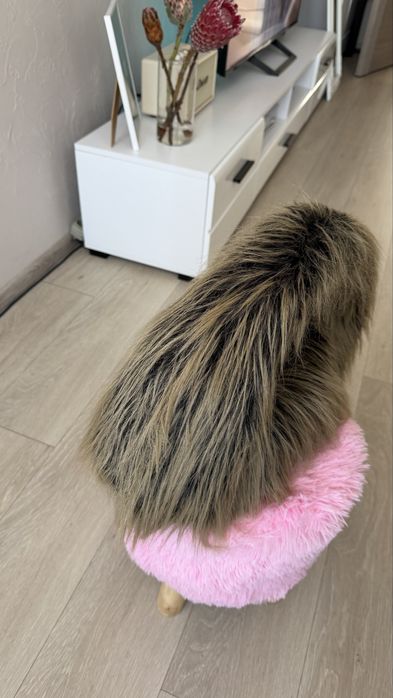 Сумка з довгого хутру